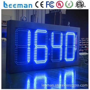 electronic outdoor time and temperature led display led dimmer controller timer led time and temperature